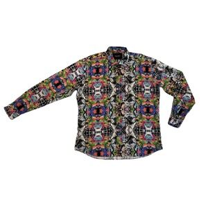 Maceoo Fibonacci Adid Dog Contemporary Fit Button-Up Shirt Size XL